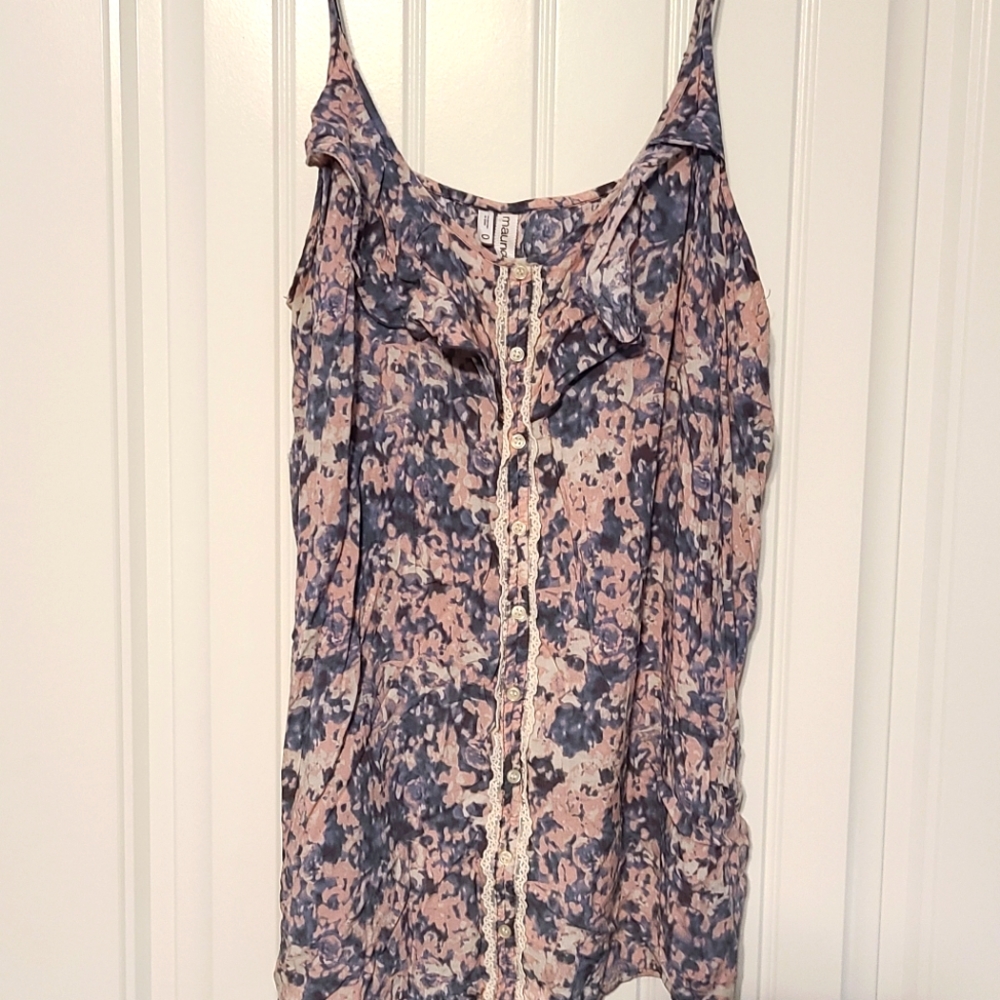 Maurices floral tank top